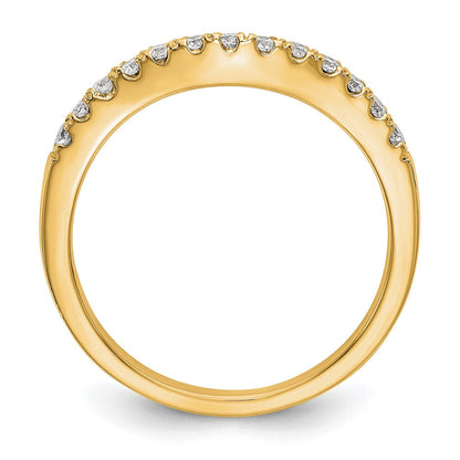 14K Gelbgold Set aus 2 Eheringen mit echten Diamanten