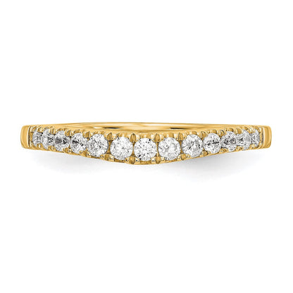 14K Gelbgold Set aus 2 Eheringen mit echten Diamanten
