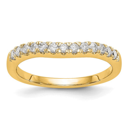 14K Gelbgold Laborgezüchtete Diamant VS/SI+ G+ Ring-Set aus 2 Ringen