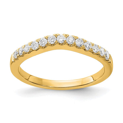 14K Gelbgold Set aus 2 Eheringen mit echten Diamanten