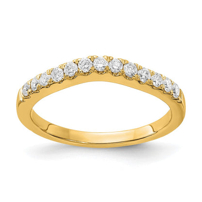 14K Gelbgold Laborgezüchtete Diamant VS/SI+ G+ Ring-Set aus 2 Ringen