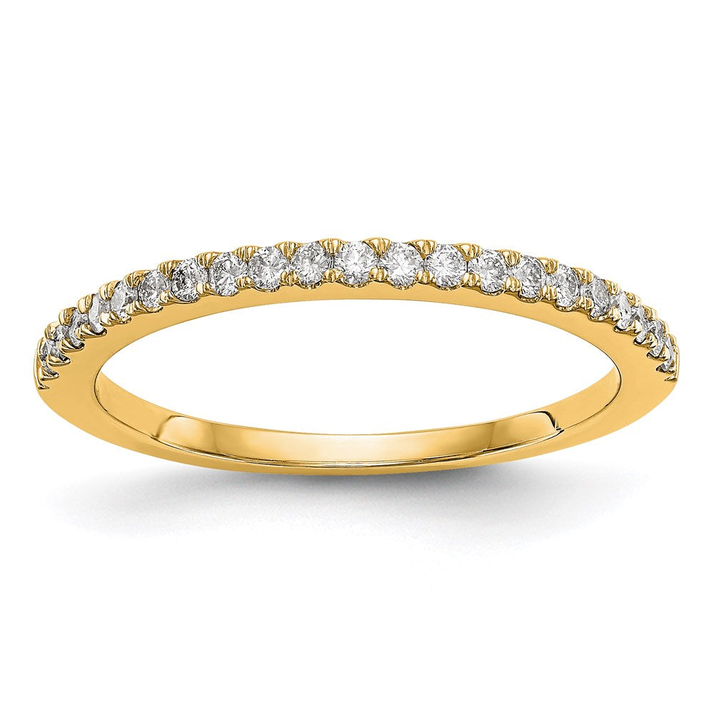 14K Gelbgold Ring mit echten Diamanten