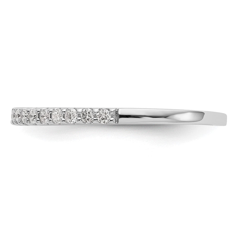 14K Weißgold Ring mit 0,33 ct. im Labor gezüchteten Diamanten, VS/SI+ G+