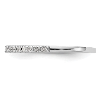14K Weißgold Ring mit 0,33 ct. im Labor gezüchteten Diamanten, VS/SI+ G+