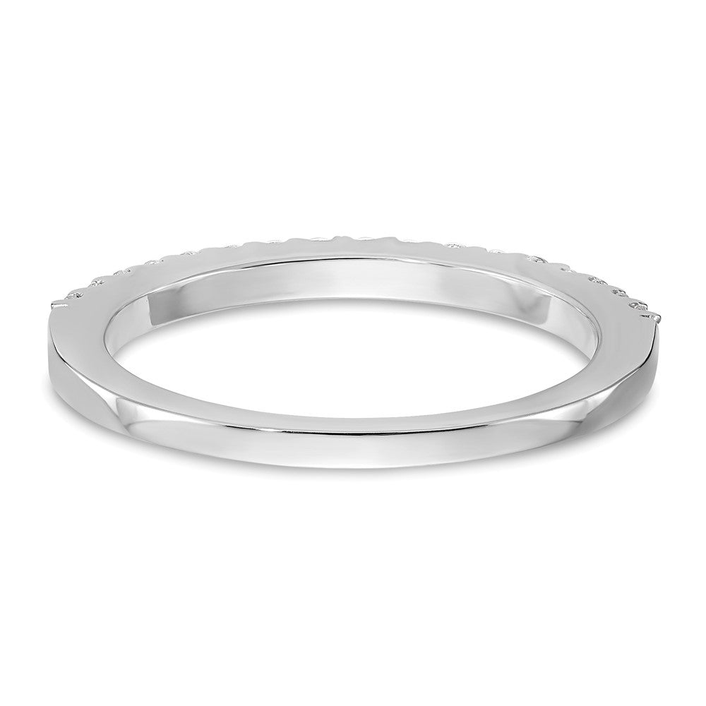 14K Weißgold Ring mit 0,33 ct. im Labor gezüchteten Diamanten, VS/SI+ G+