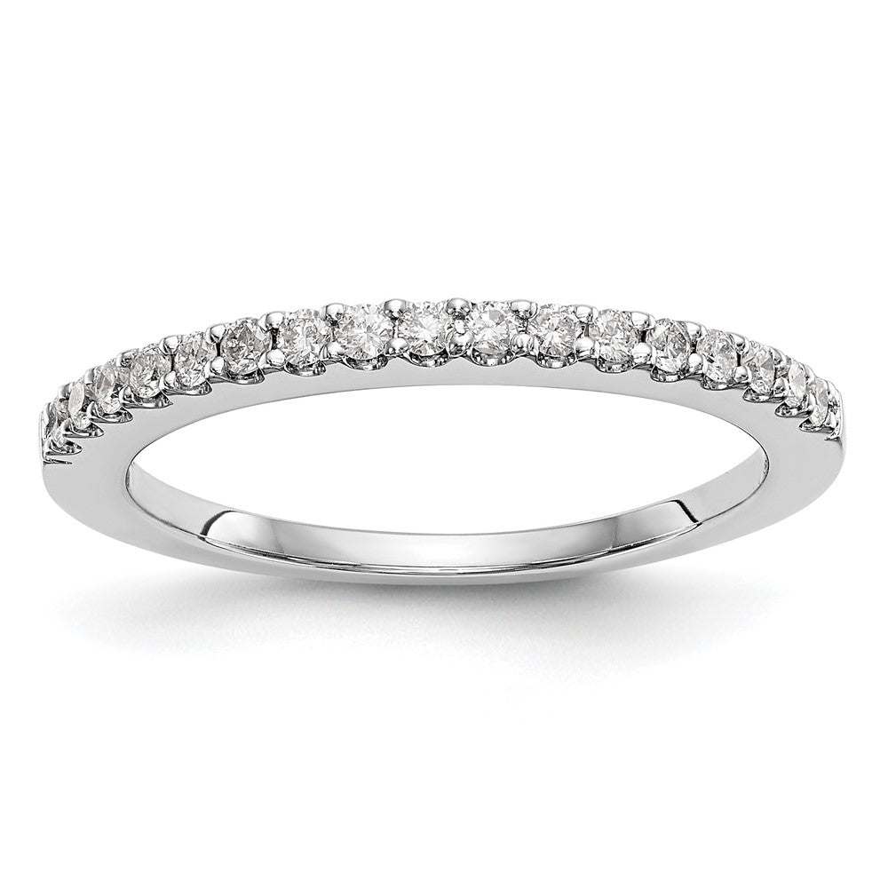 14K Weißgold Ring mit 0,33 ct. im Labor gezüchteten Diamanten, VS/SI+ G+
