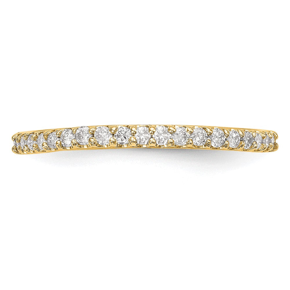 14K Gelbgold Ring mit echten Diamanten