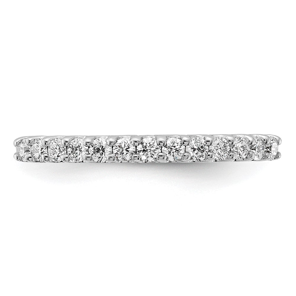 14K Weißgold Ehering mit natürlichen Diamanten, 0,25 ct Gesamtgewicht