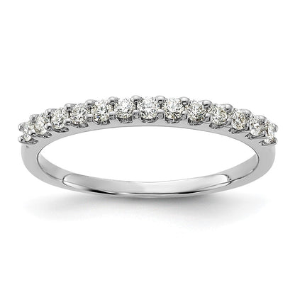 14K Weißgold Ring mit 0,25 ct. Labor gezüchteten Diamanten VS/SI+ G+