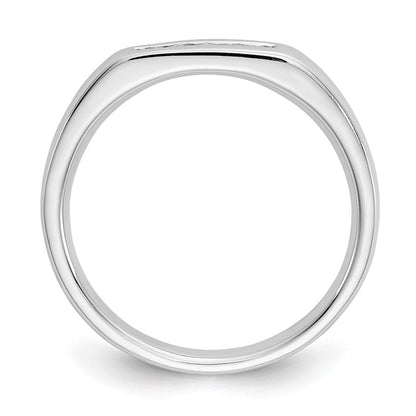 585 Weißgold Fünf-Stein-Ring mit natürlichen Diamanten in Kanalfassung