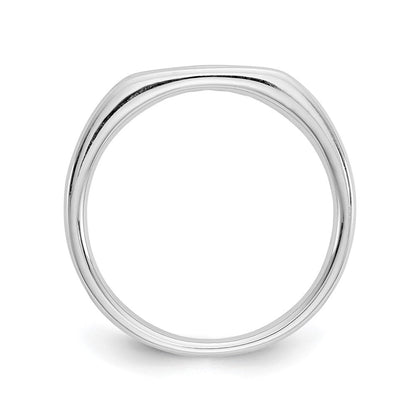 14K Weißgold Diamant-Ring mit 5 Steinen in Kanalfassung