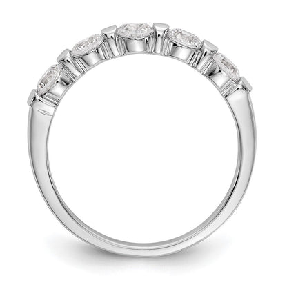 Platin 5-stone Diamant Ehering Ring
