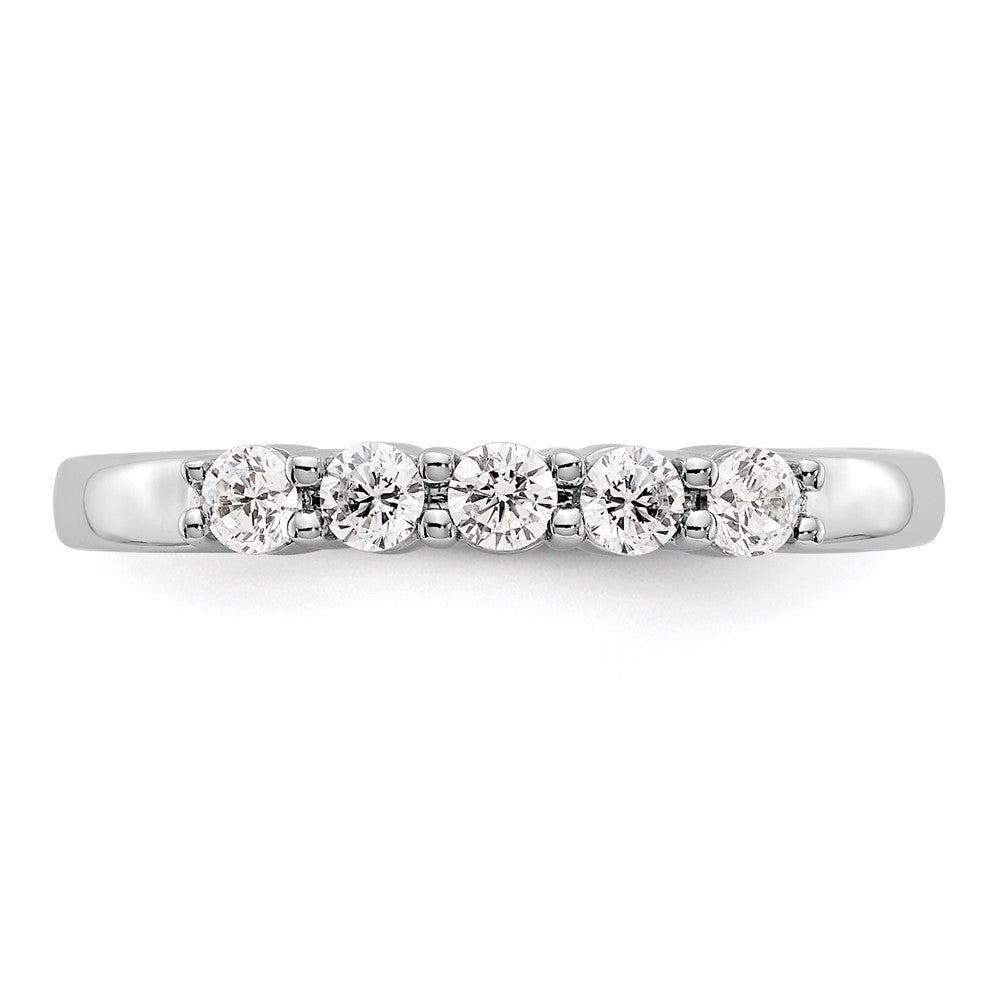 14K Weißgold True Origin 1/3 Karat Im Labor Gezüchtet Diamant Vs D E F Komplett Five Stein Ring