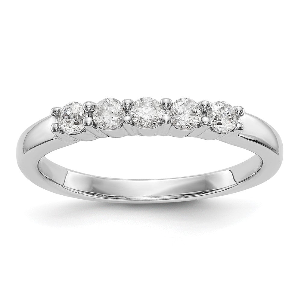 14K Weißgold True Origin 1/3 Karat Im Labor Gezüchtet Diamant Vs D E F Komplett Five Stein Ring