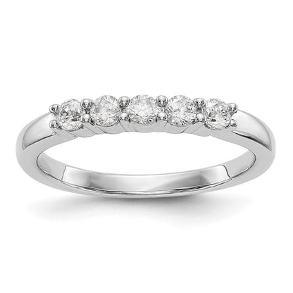 14K Weißgold True Origin 1/3 Karat Im Labor Gezüchtet Diamant Vs D E F Komplett Five Stein Ring
