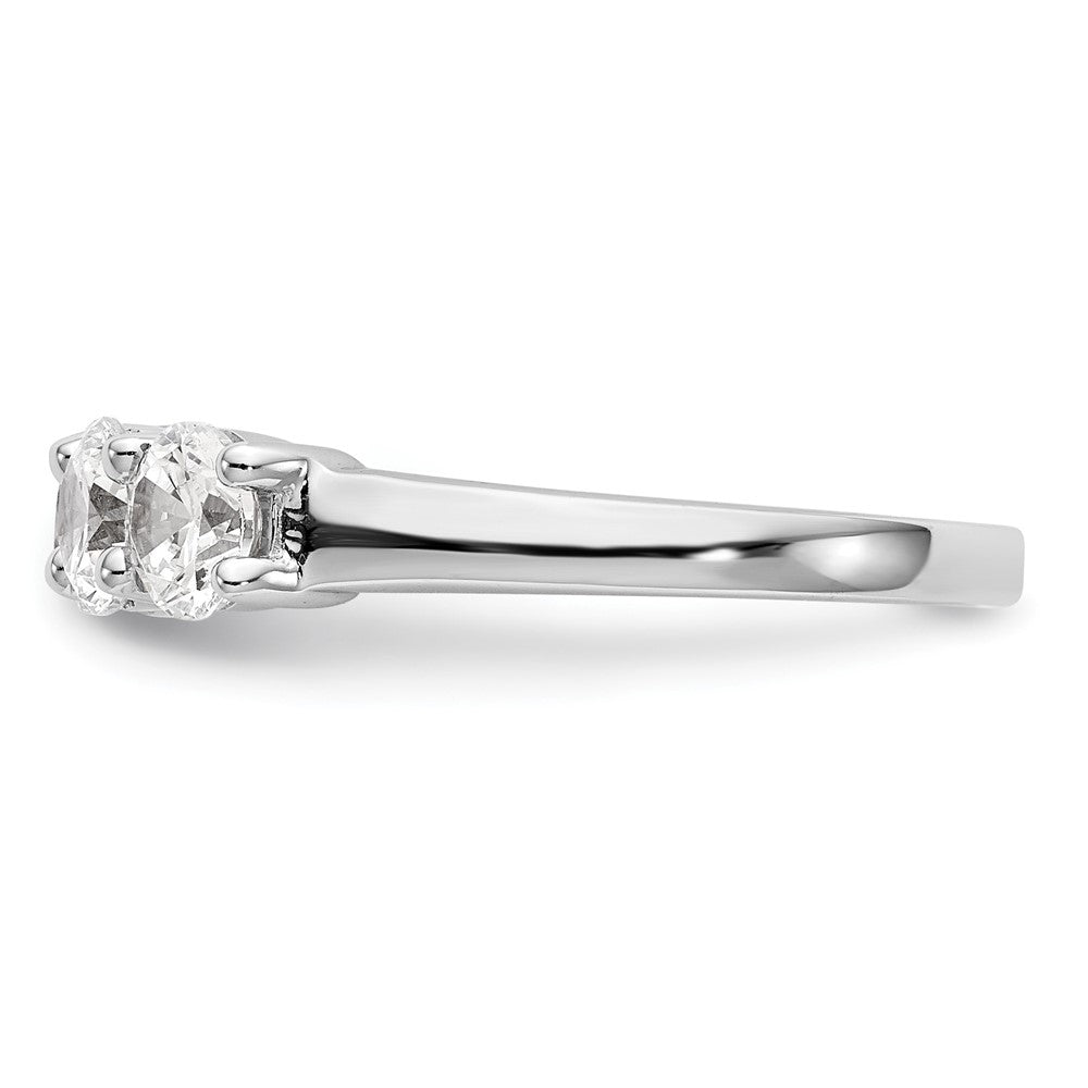 14K Weißgold 5 Stein Shared Krappen 1.65 Karat Komplett Rund Diamant Ring