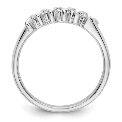 14K Gelbgold 5 Stein Krappen Set 1/4 Karat Komplett Rund Diamant Ring