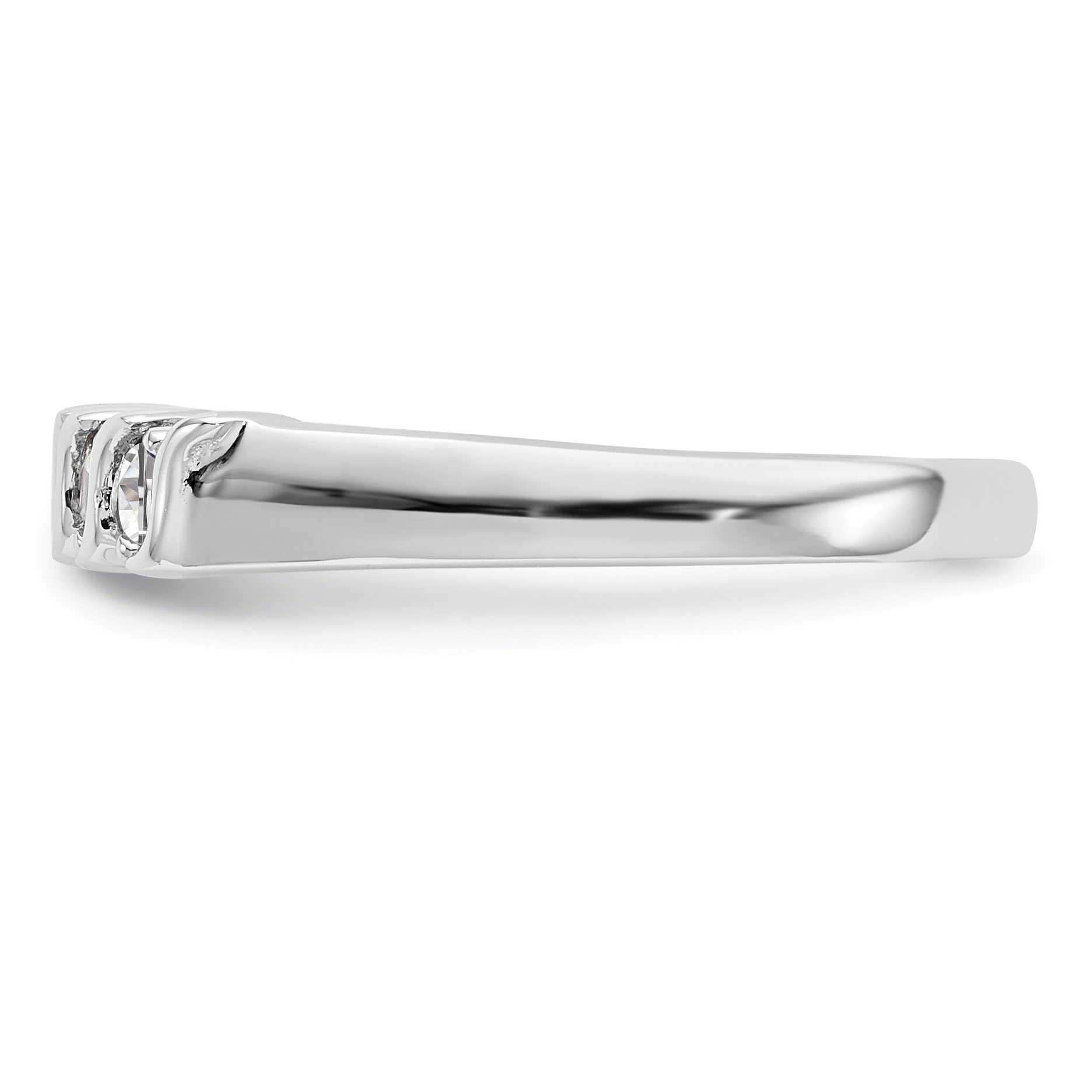 14K Gelbgold 5 Stein Krappen Set 1/4 Karat Komplett Rund Diamant Ring