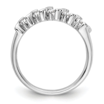 14K Gelbgold 5 Stein Diamant Ring