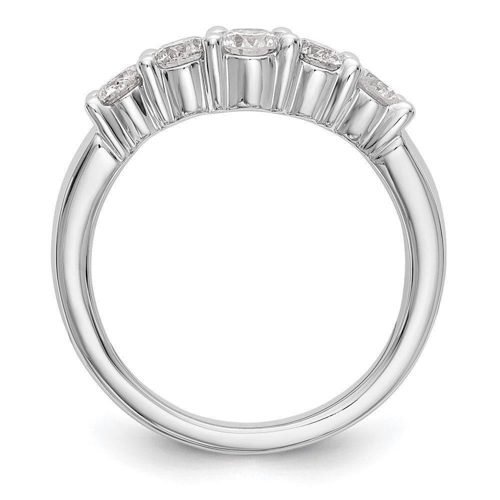 14K Weißgold True Origin 7/8 Karat Im Labor Gezüchtet Diamant Vs/si D E F 5 Stein Ring