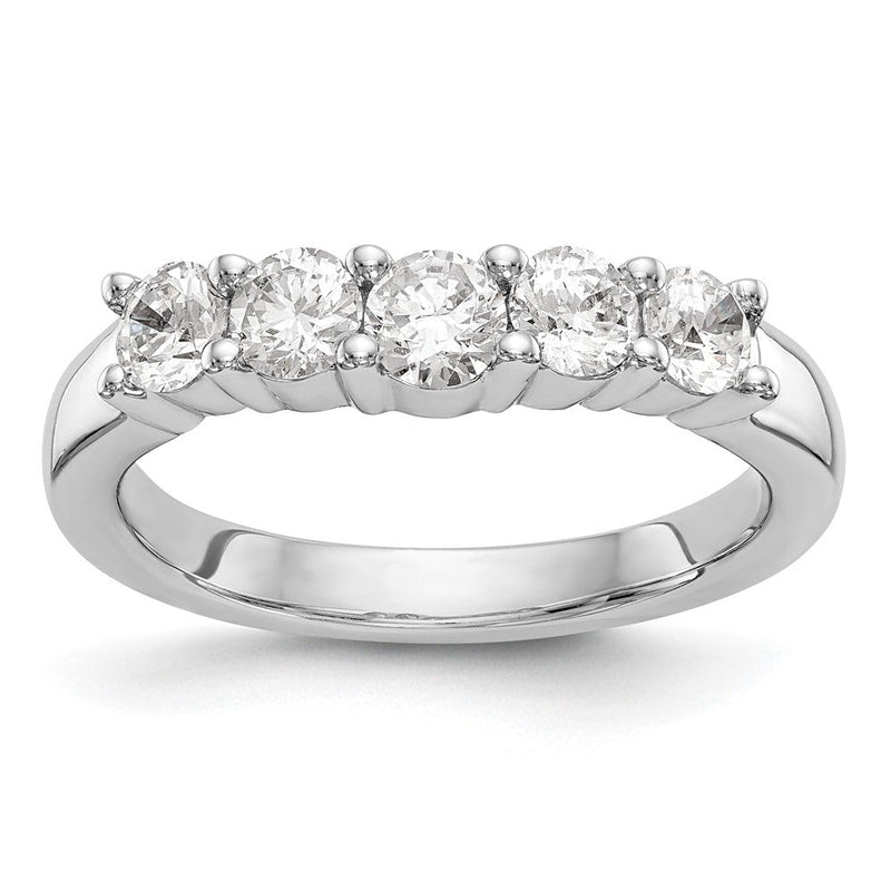 14K Weißgold True Origin 7/8 Karat Im Labor Gezüchtet Diamant Vs/si D E F 5 Stein Ring