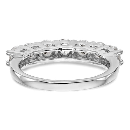 14K Weißgold True Origin 3/4 Karat Im Labor Gezüchtet Diamant Vs/si D E F 7 Stein Ring