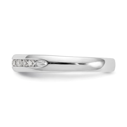 14K Weißgold Fashion-Ring mit 0,2 ct. laborgezüchteten Diamanten VS/SI+ G+, neun Steine