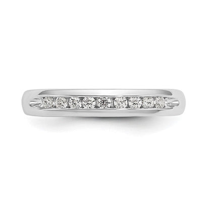 14K Weißgold Fashion-Ring mit 0,2 ct. laborgezüchteten Diamanten VS/SI+ G+, neun Steine