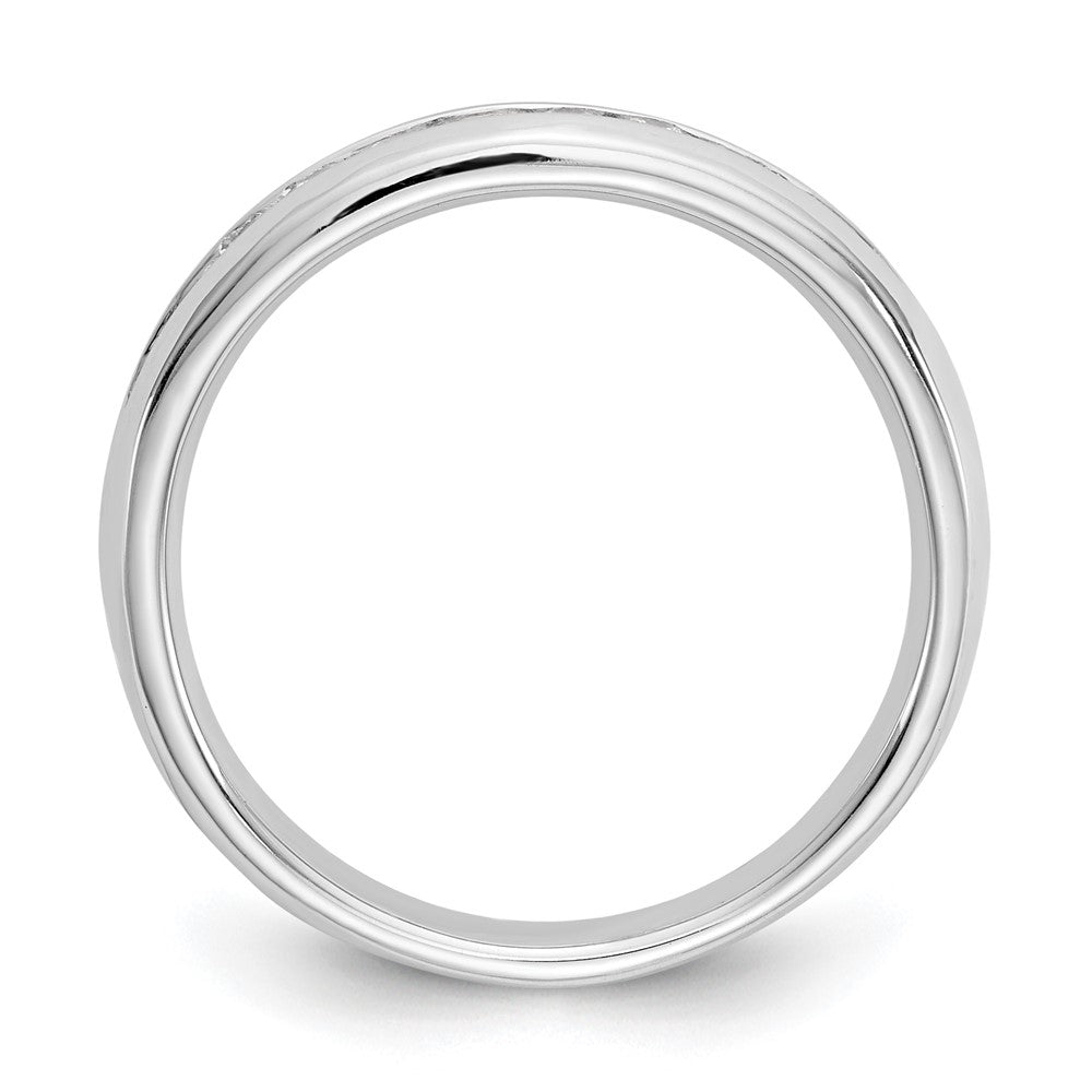 14K Weißgold Ring mit 0,2 ct. Laborgezüchteten Diamanten VS/SI+ G+, Neun Steine, Fashion