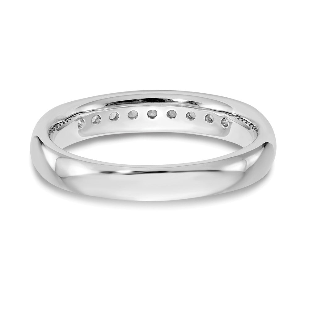 14K Weißgold Ring mit 0,2 ct. Laborgezüchteten Diamanten VS/SI+ G+, Neun Steine, Fashion
