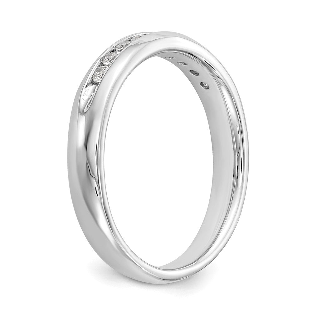 14K Weißgold Ring mit 0,2 ct. Laborgezüchteten Diamanten VS/SI+ G+, Neun Steine, Fashion