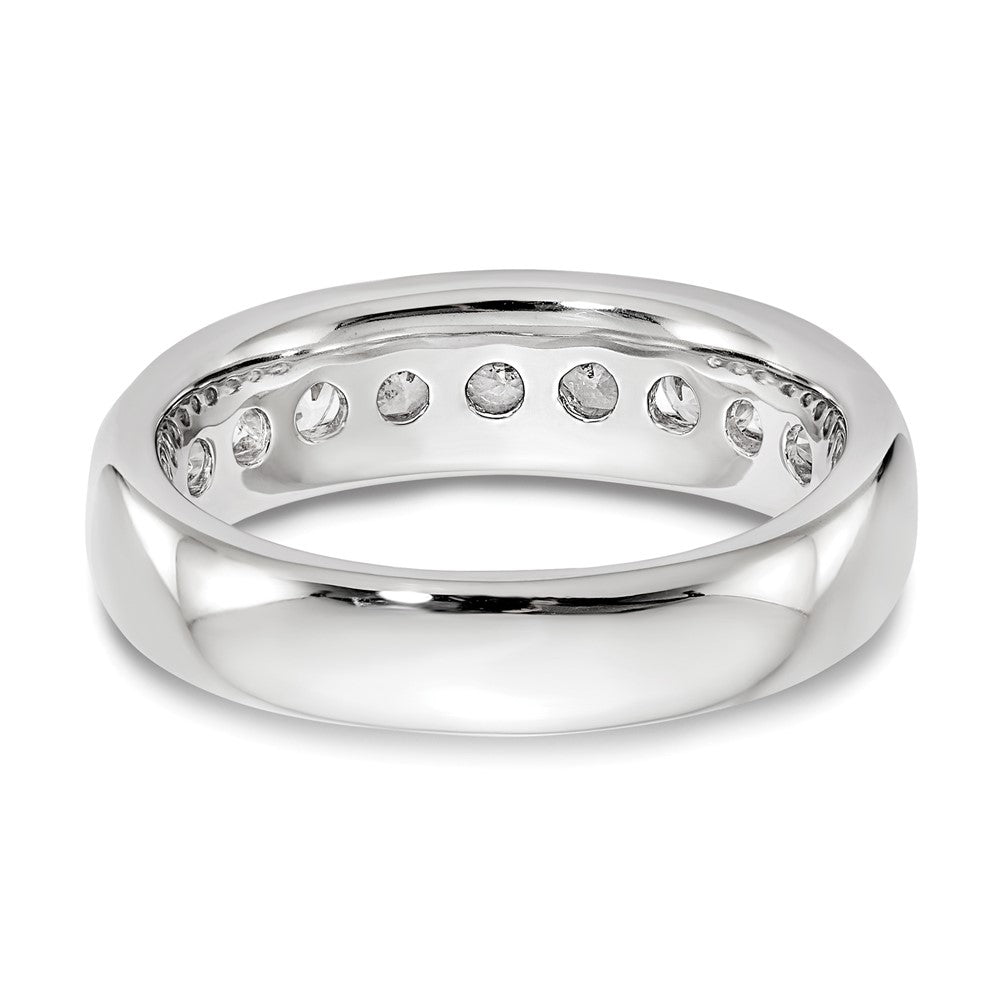 14K Weißgold 1 Karat Im Labor Gezüchtet Diamant Vs/si+ G+ Nine Stein Komplett Mode Ring