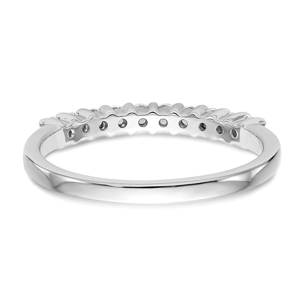 14K Weißgold Fashion-Ring mit 1 ct. im Labor gezüchteten Diamanten, VS/SI+ G+, zehn Steine