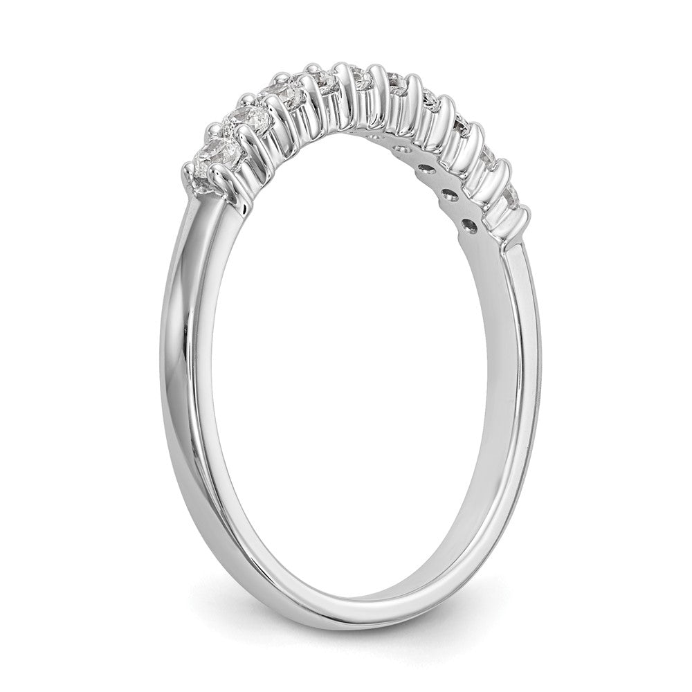 14K Weißgold Fashion-Ring mit 1 ct. im Labor gezüchteten Diamanten, VS/SI+ G+, zehn Steine