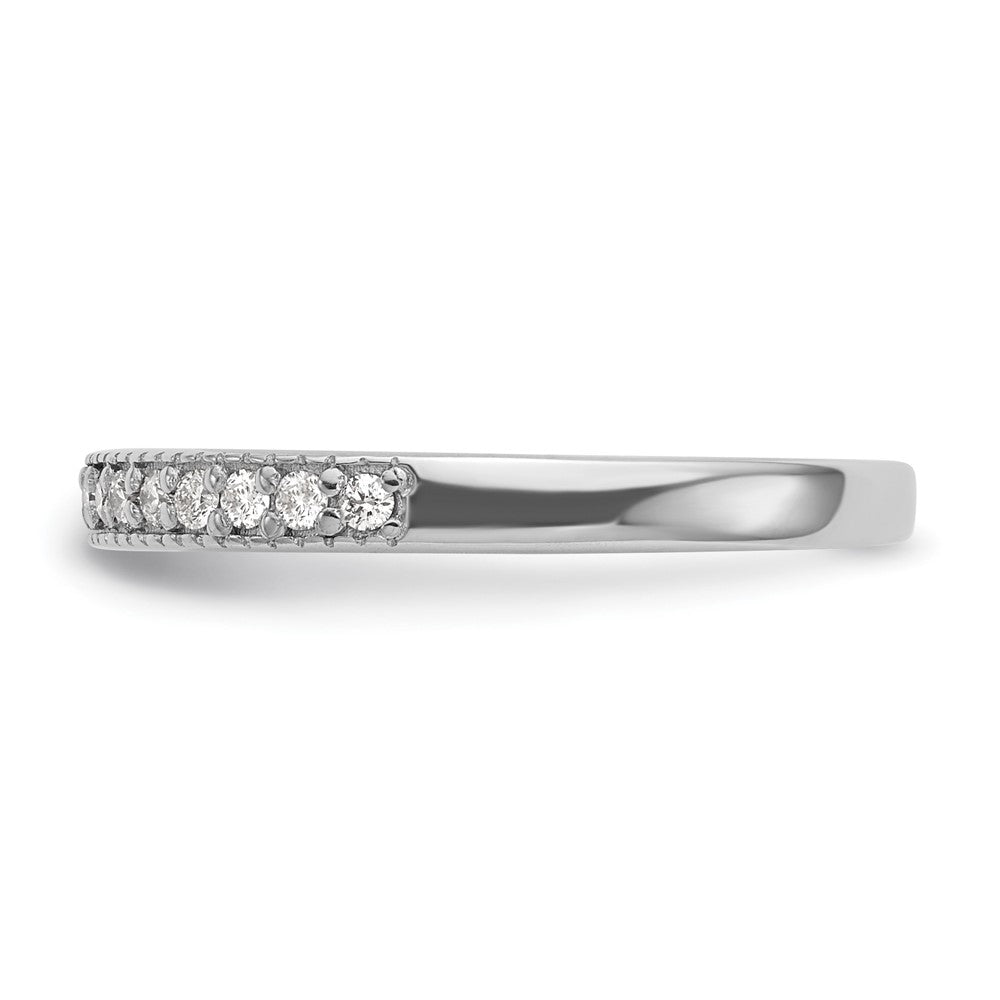 14K Weißgold Diamant-Ring