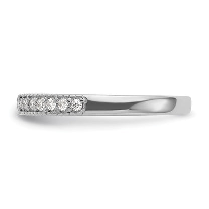 14K Weißgold Diamant-Ring