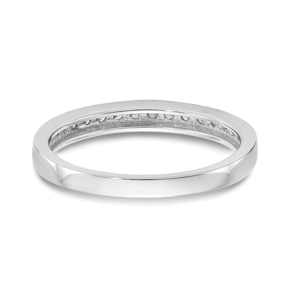14K Weißgold Echter Diamantring – Diamanten: B