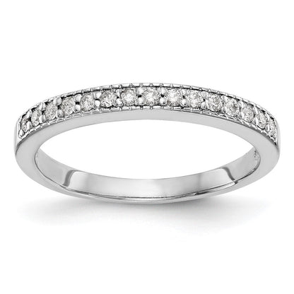 14K Weißgold Diamant-Ring