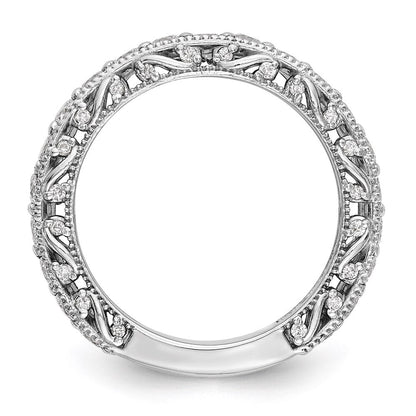 14K Weißgold Diamantring