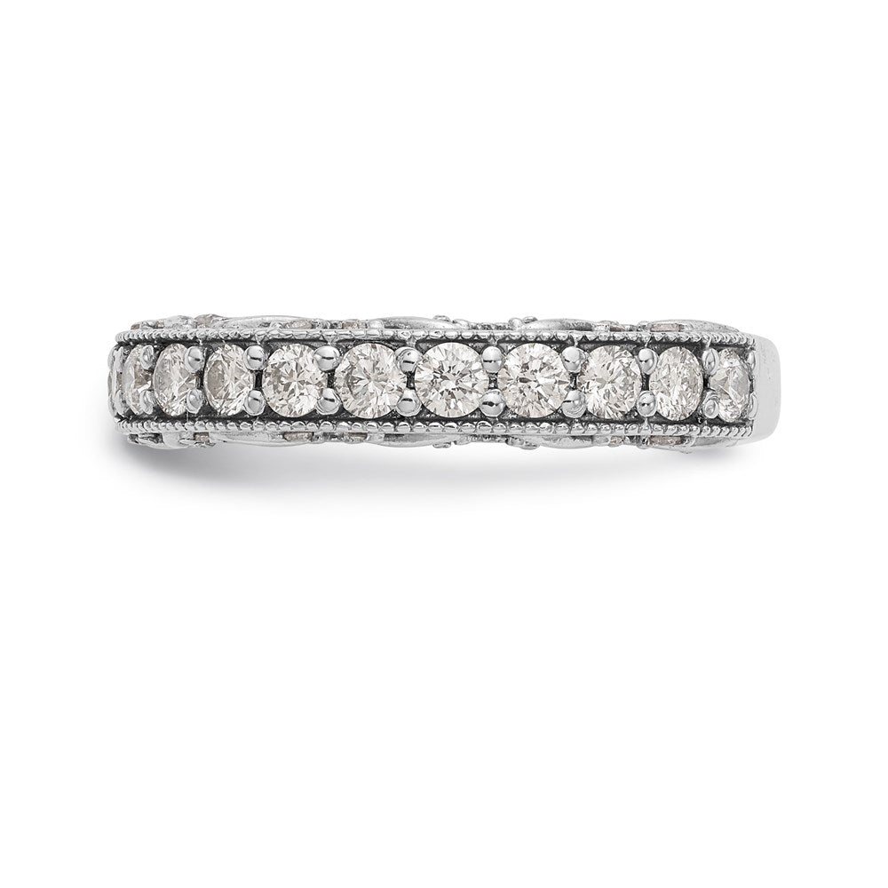 14K Weißgold Diamantring