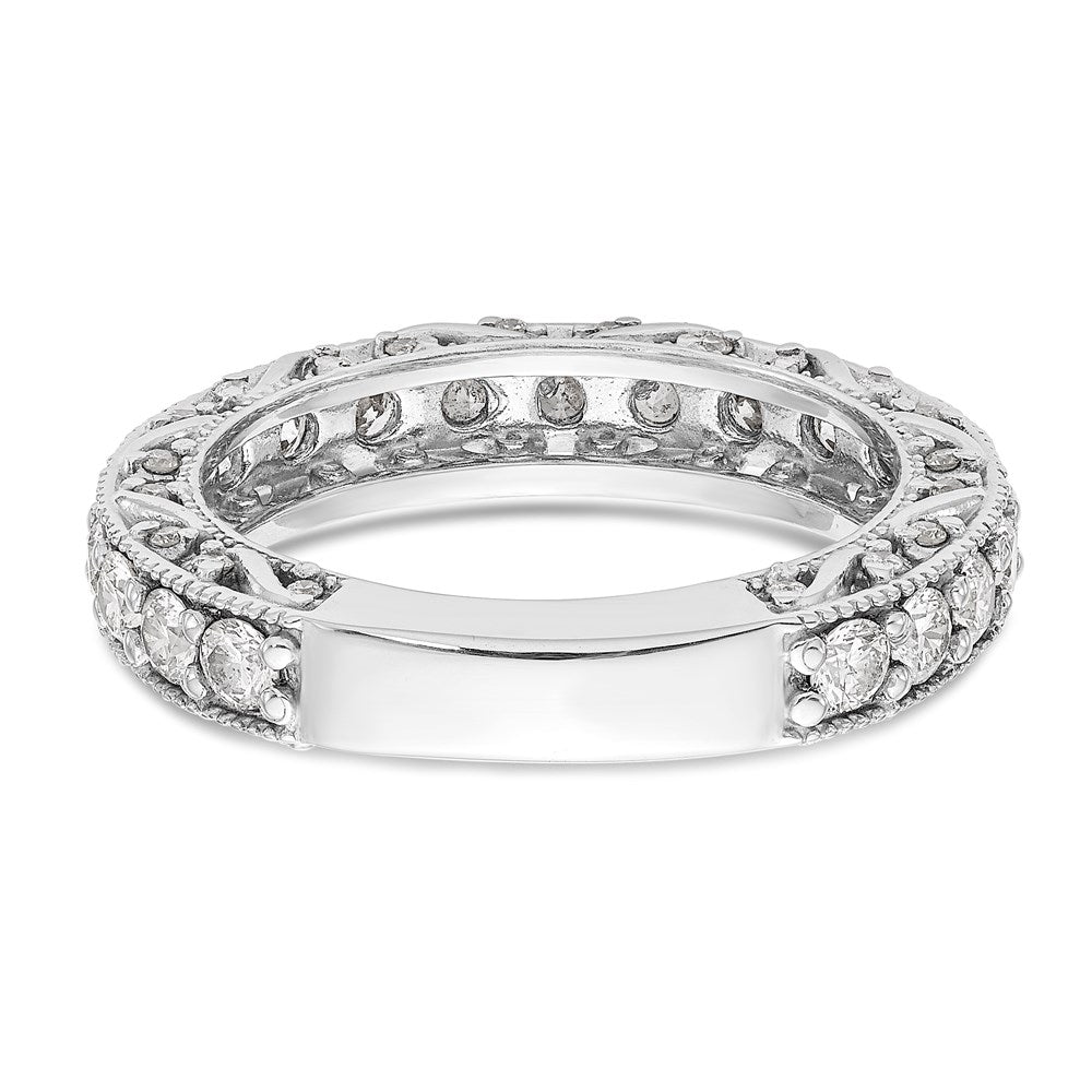 14K Weißgold Diamantring