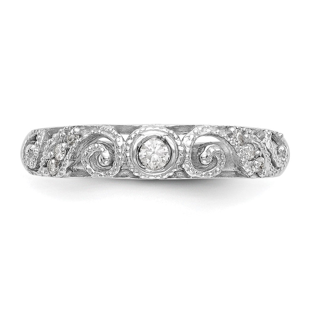 Diamant-Ring aus 14K Weißgold
