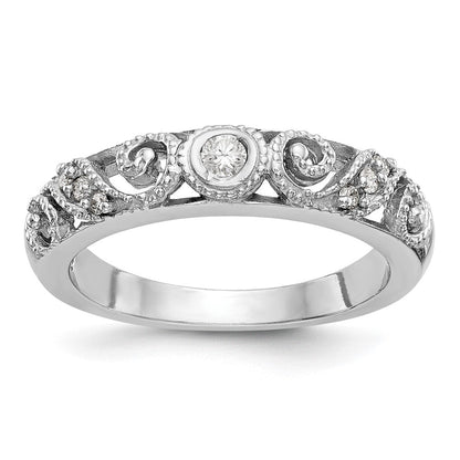 Diamant-Ring aus 14K Weißgold