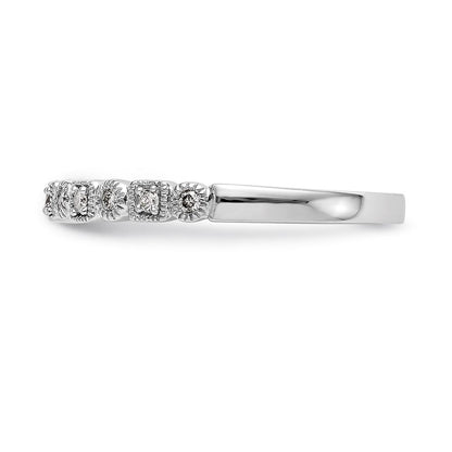 14K Weißgold Diamant-Ring