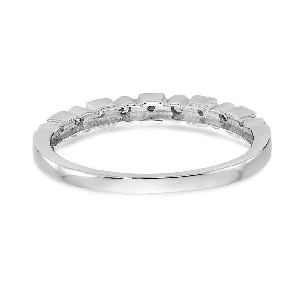 14K Weißgold Diamant-Ring