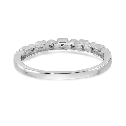 14K Weißgold Diamant-Ring