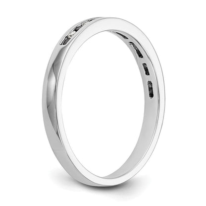 14K Weißgold Ring mit schwarzen und weißen echten Diamanten