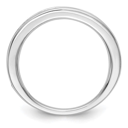 585 Weißgold Ring mit Smaragden