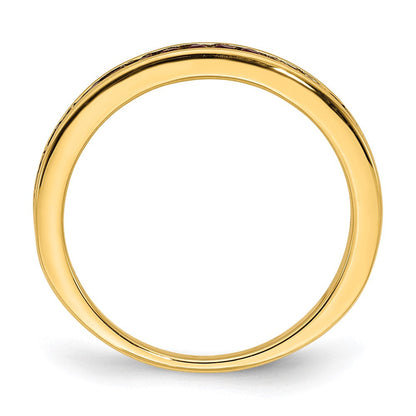 14K Gelbgold Rubin-Ring