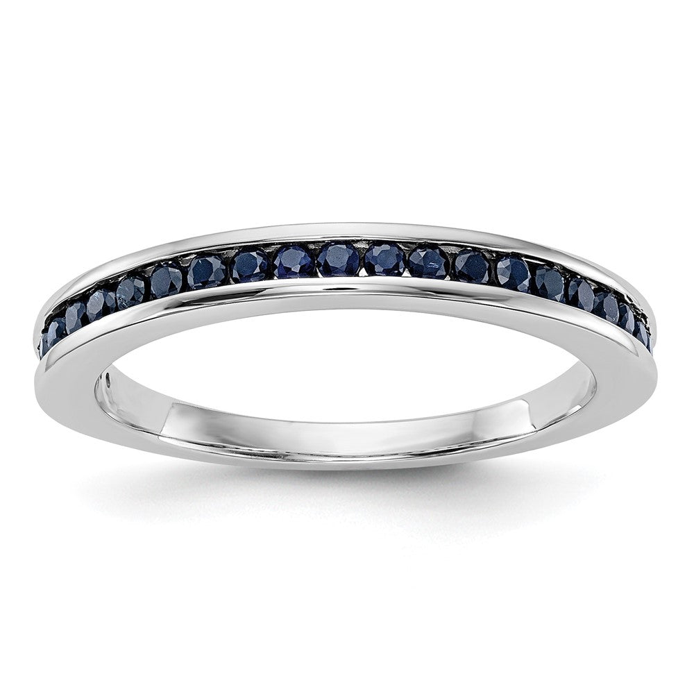 10K Weißgold 10K Saphir Ring
